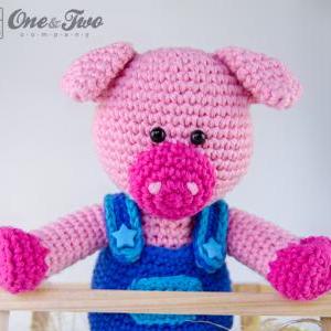 Eddie The Piggy Amigurumi - Pdf Crochet Pattern