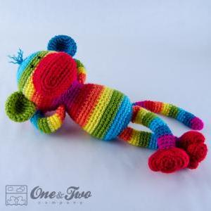 Combo Pack - Rainbow Sock Monkey Lovey And..