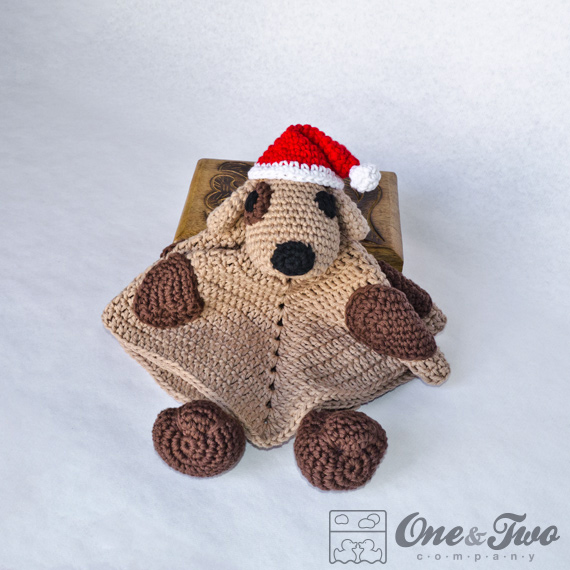 Puppy Dog Lovey / Security Blanket Pdf Crochet Pattern on Luulla