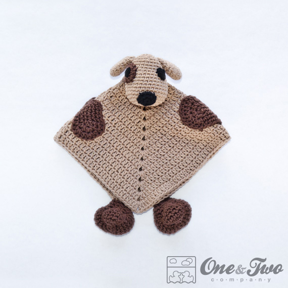 Puppy Dog Lovey / Security Blanket Pdf Crochet Pattern on Luulla