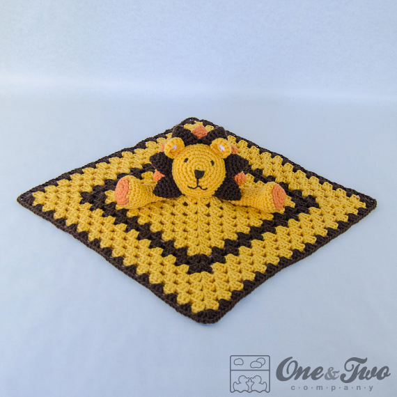 Lion Lovey / Security Blanket Pdf Crochet Pattern on Luulla